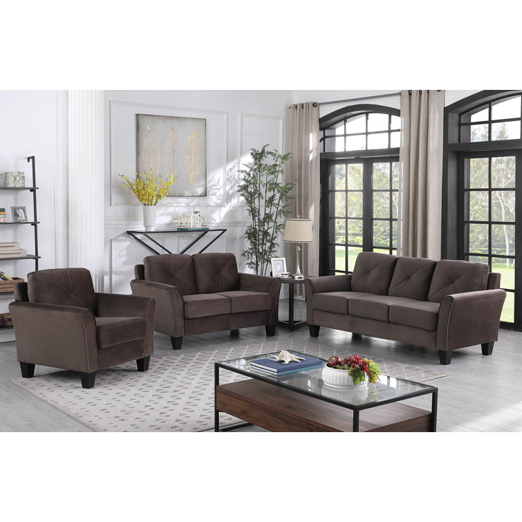 Red Barrel Studio® 3 Piece Living Room Set Wayfair